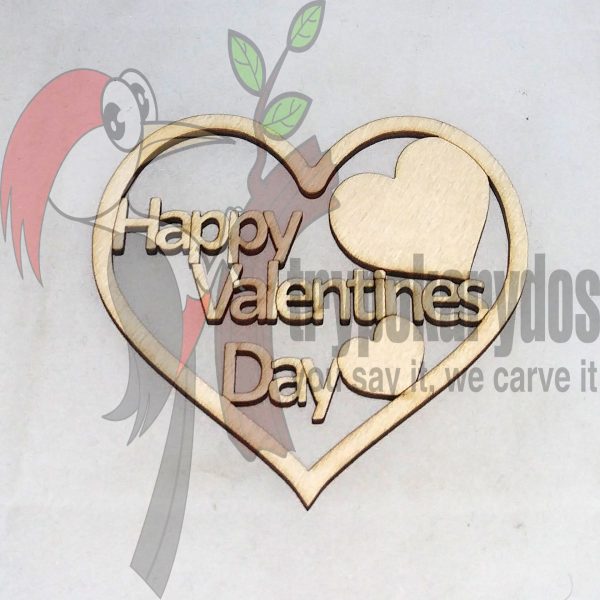 Καρδιά Happy Valentines Day(Κωδ. 00312)