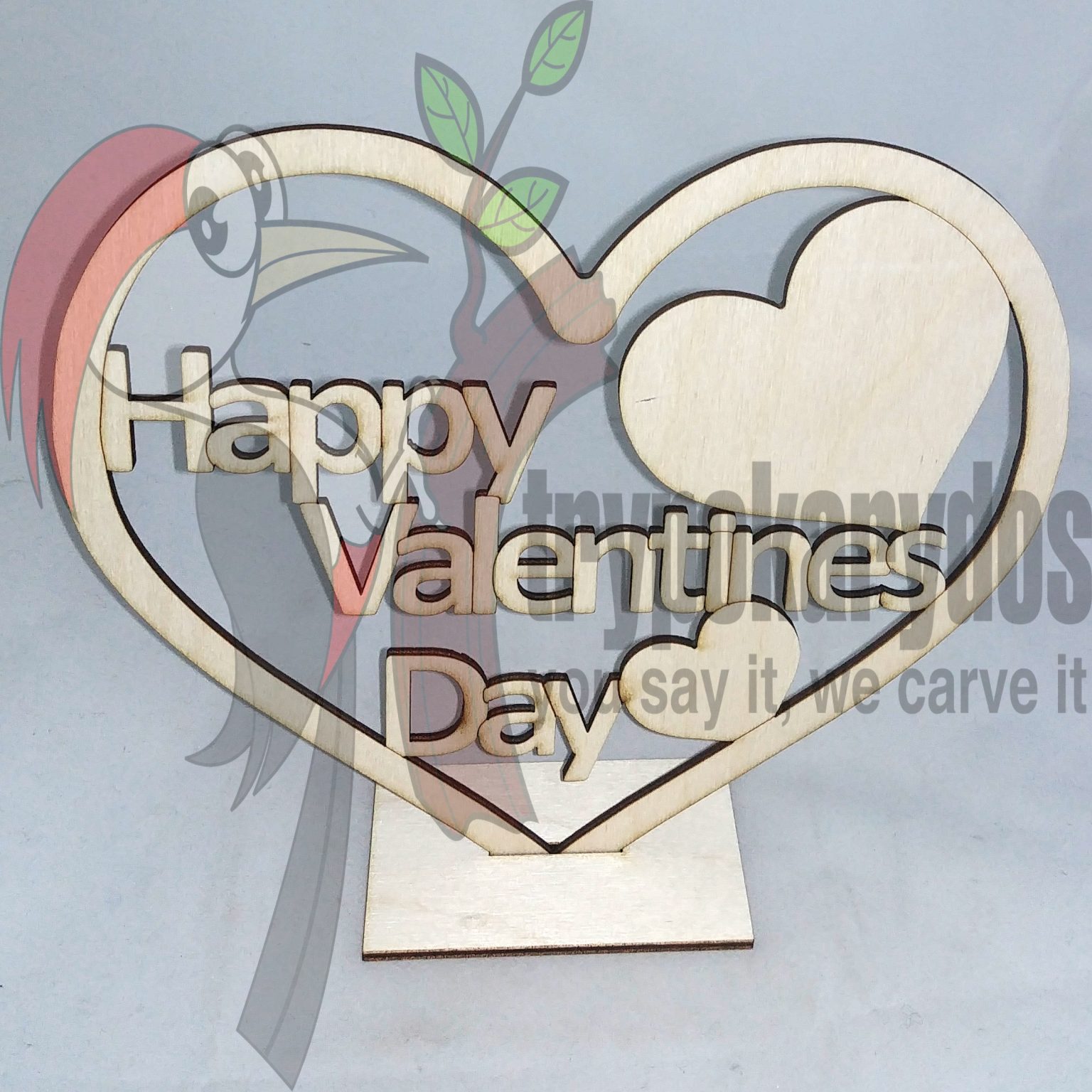 Stand Καρδιά Happy Valentines Day (Κωδ. 00511)